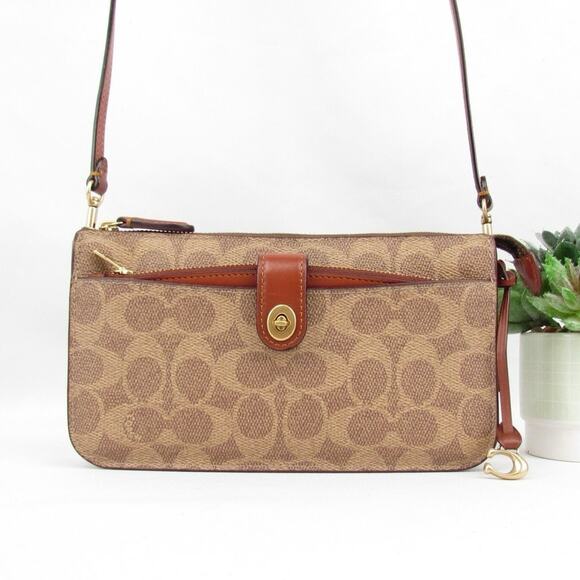 Coach Noa Pop Up Messenger In Signature Canvas - Picture 2 of 9